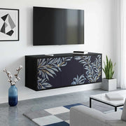 Mobile TV da Parete DOKKUM 102 x 33 x 40 cm Rovere Nero 8007166