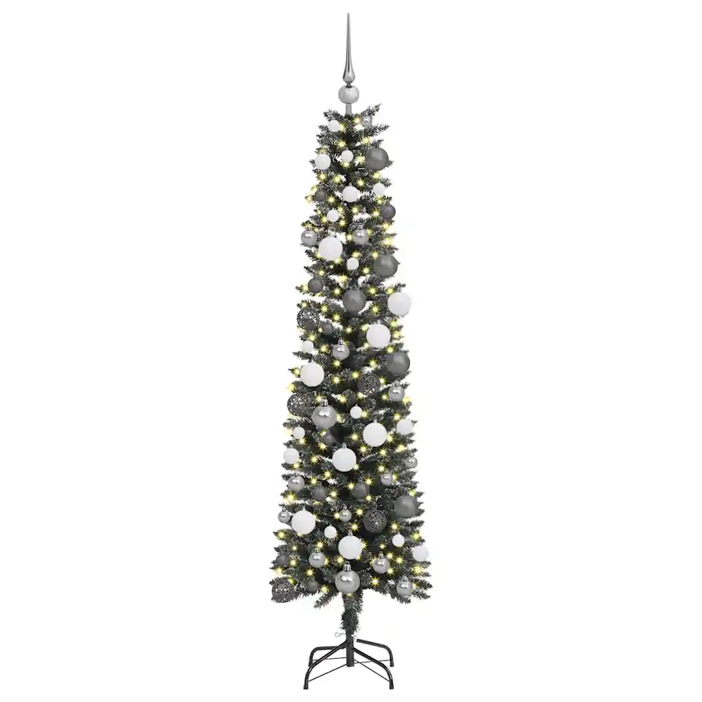 Albero di Natale artificiale con 300 LED Verde 180 cm 3395939