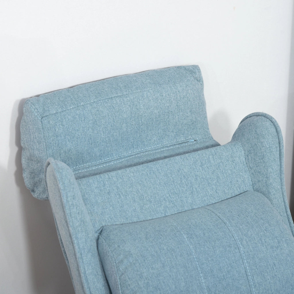 Divano per bambini con schienale regolabile e braccioli ¨C zephmum ¨C Blu