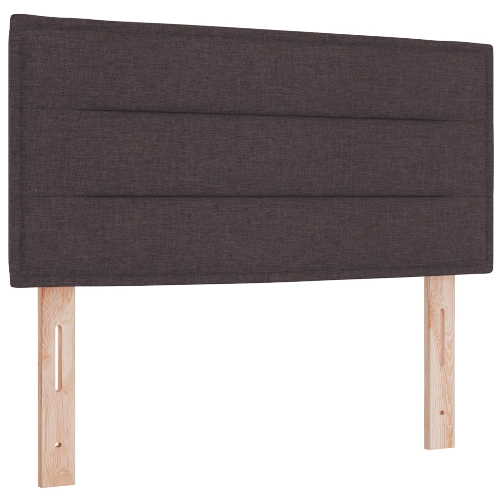 Testiera  Design Lines Marrone Scuro 90 cm Tessuto