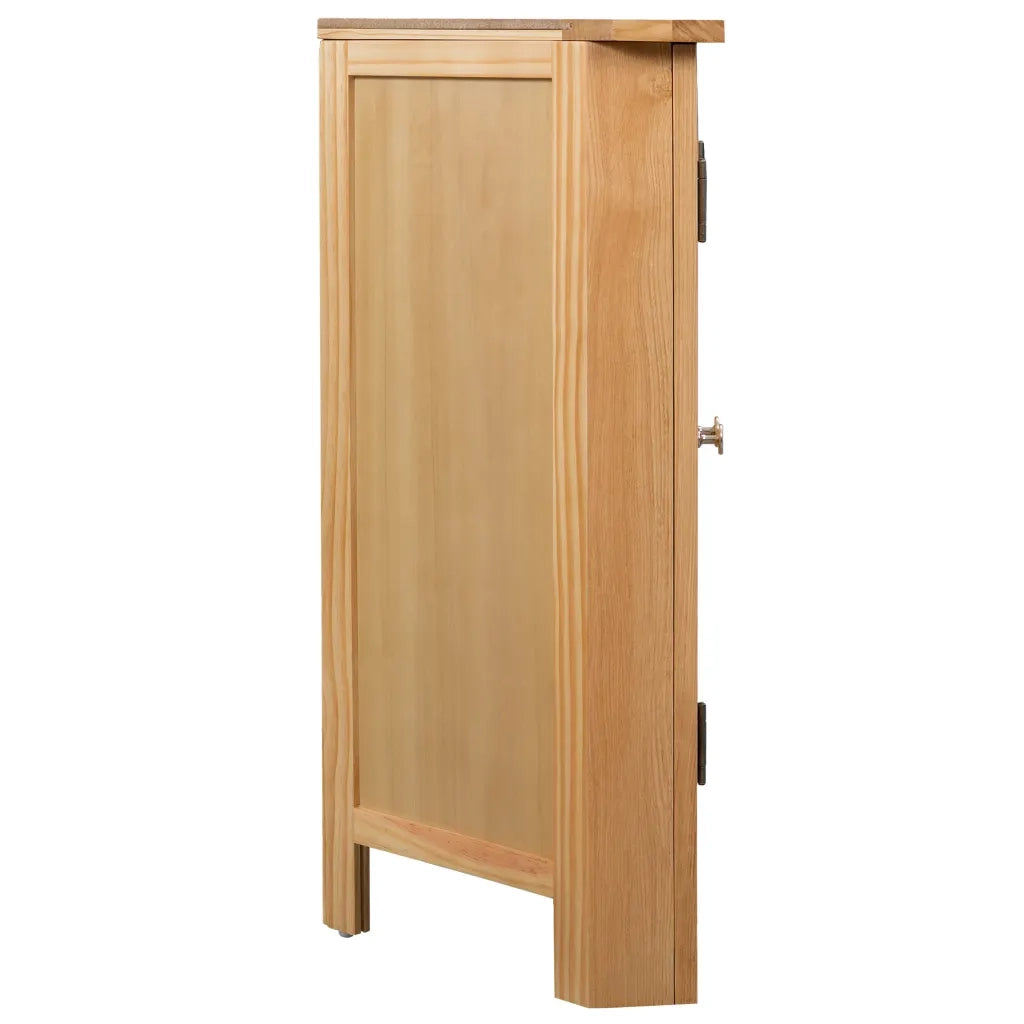 Armadietto ad Angolo 80x33,5x78 cm in Massello di Rovere cod mxl 78209