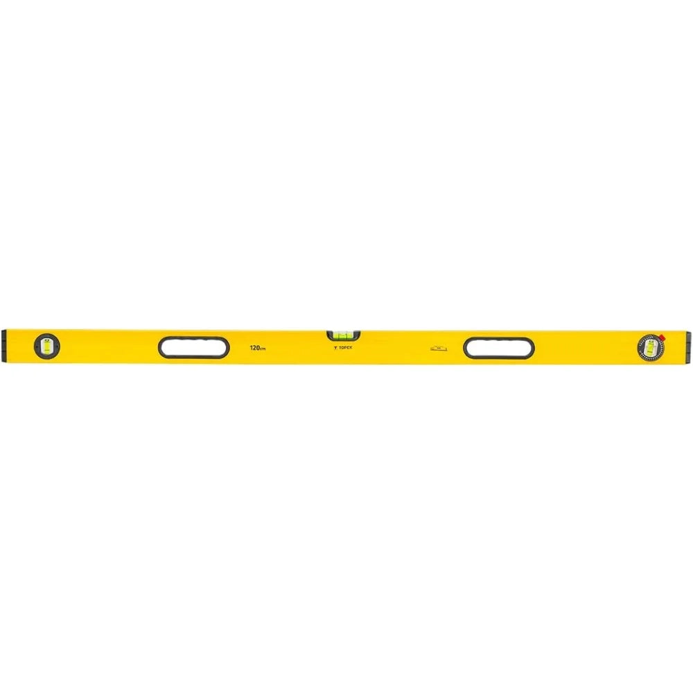 Topex 29c605 livella in allumini nio, tipo 600, 120 cm, 3 boll ds