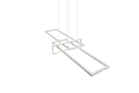 Lampada a Sospensione da Interno a Led in Metallo Bianco Opaco