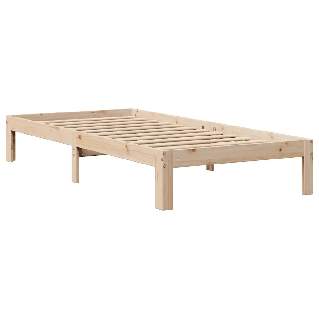 vidaXL Giroletto con Cassetti 100x200 cm Legno Massello di Pino