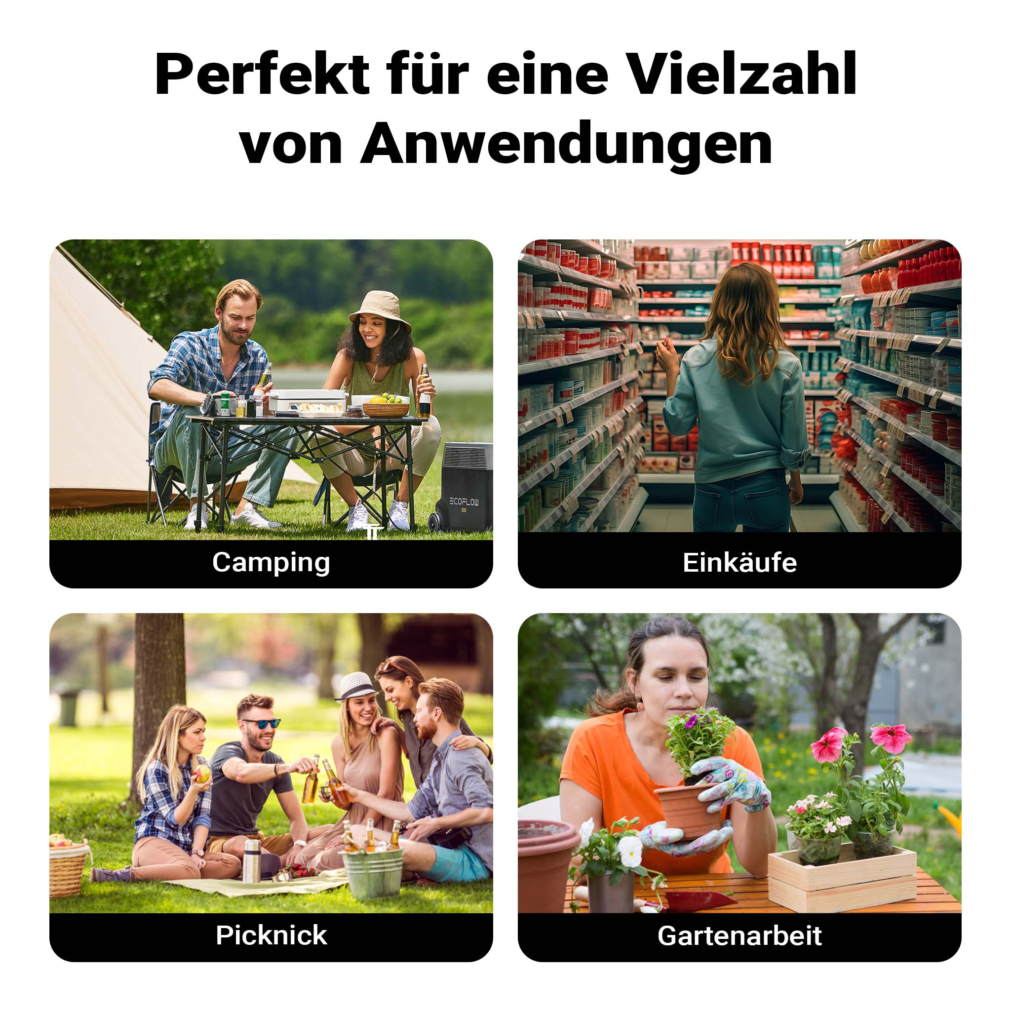 Toboli Carretto a mano pieghevole, max 100 kg, tessuto impermeabile nero, Carrello spiaggia