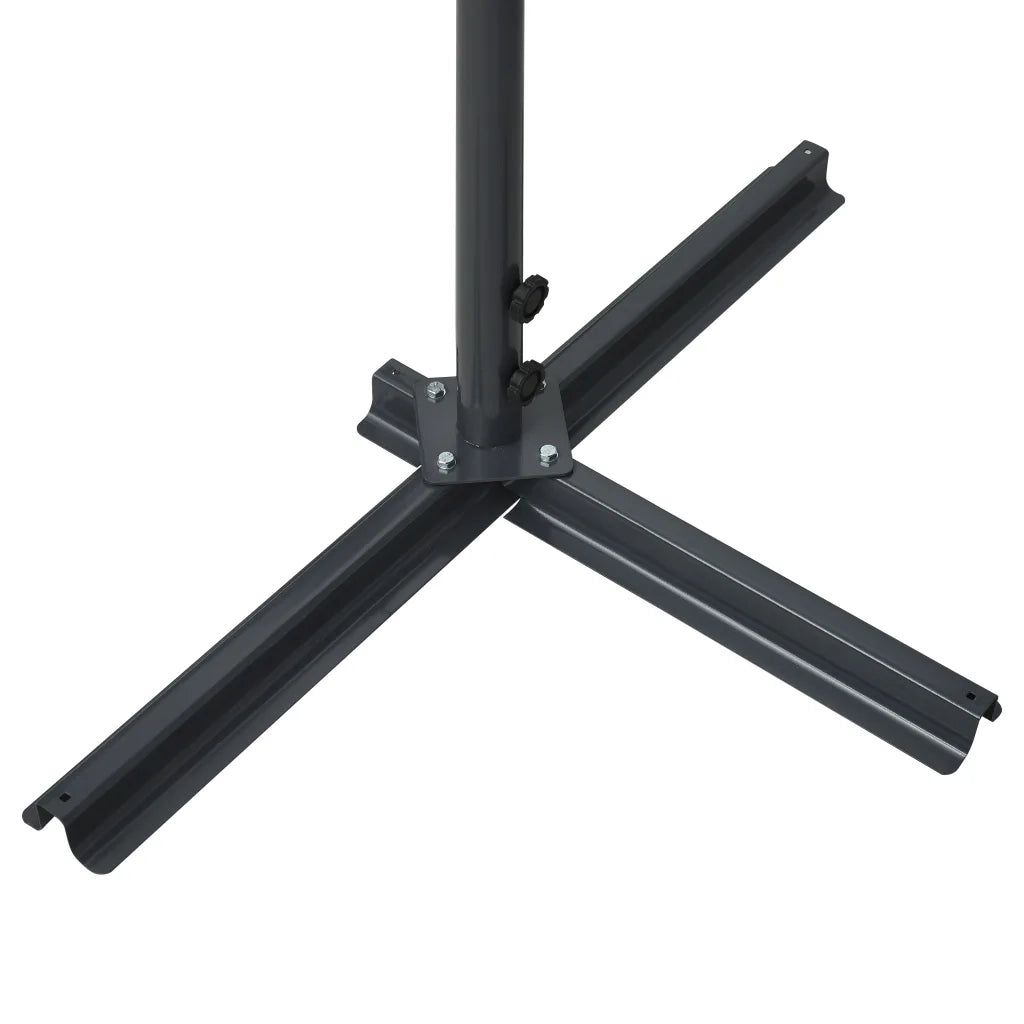 Tenda Parasole con Piedistallo 400x300 cm Antracite 145886