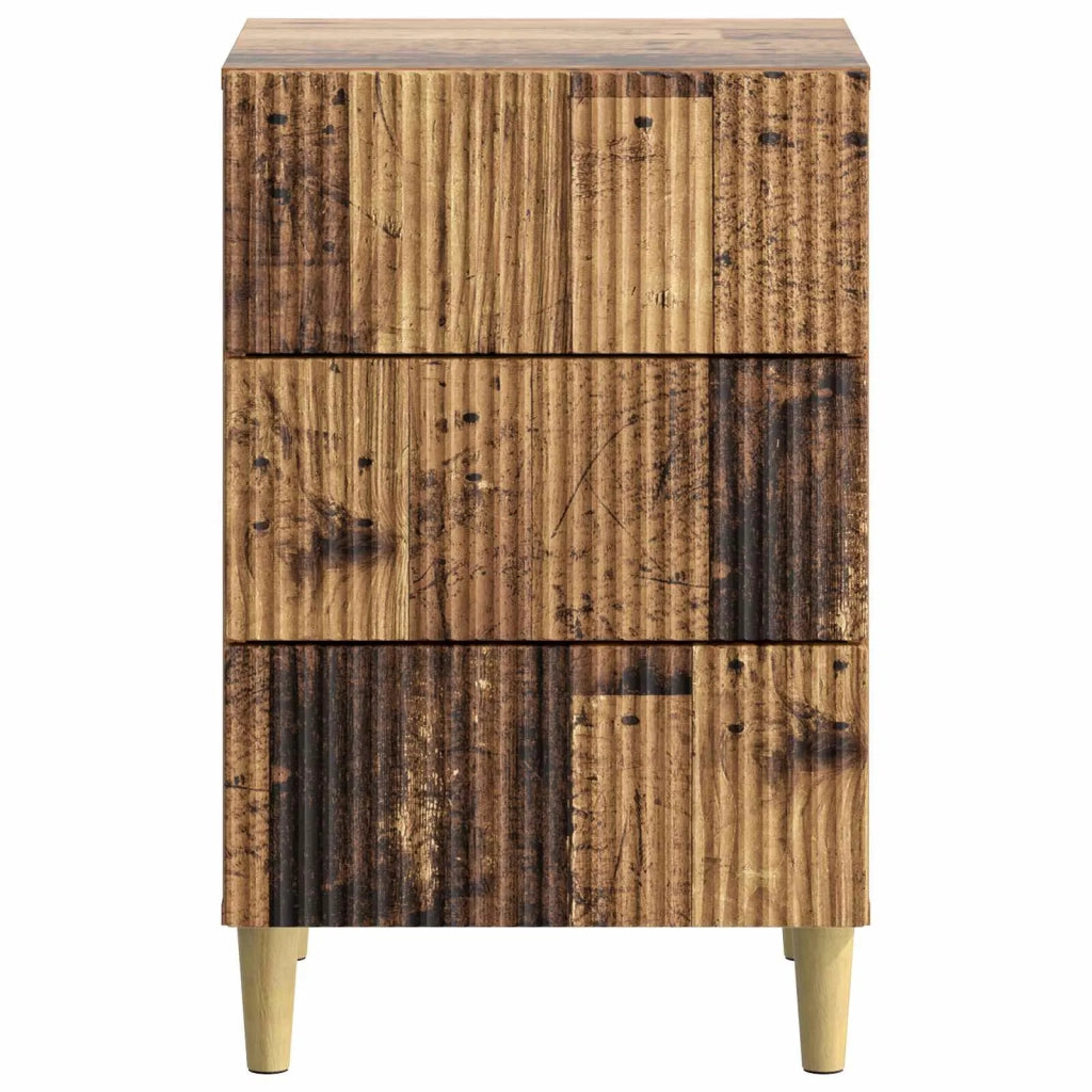 Armadio da Notte con cassetto Legno antico 43 x 41 x 66,5 cm 894563