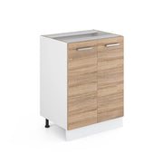 Vicco Mobiletto base cucina Sonoma 60 cm senza piano di lavoro