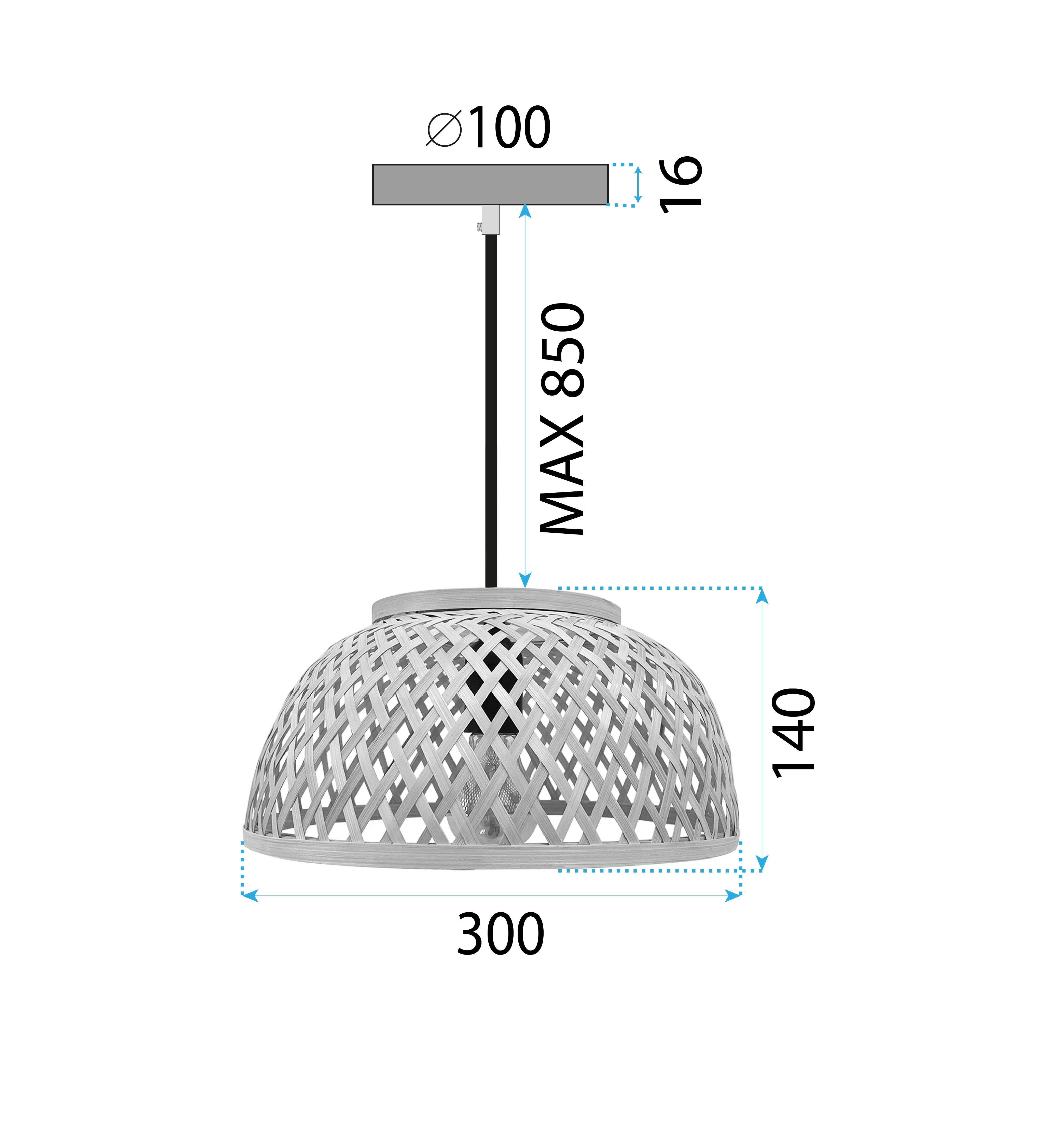 Lampada Da Soffitto Bamboo APP1628-1CP