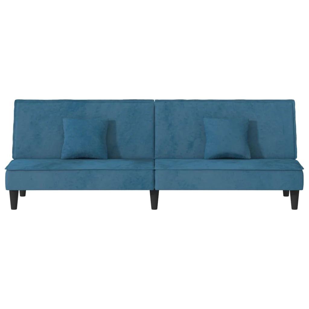 Divano letto in velluto blu 02_0021006