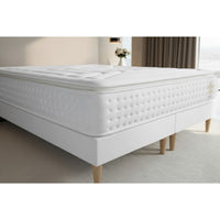 Pacchetto letto completo - Materasso 160x200cm + Box spring con doghe (kit) + 2 cuscini + Piumino - Vingt-Quatre PLUS