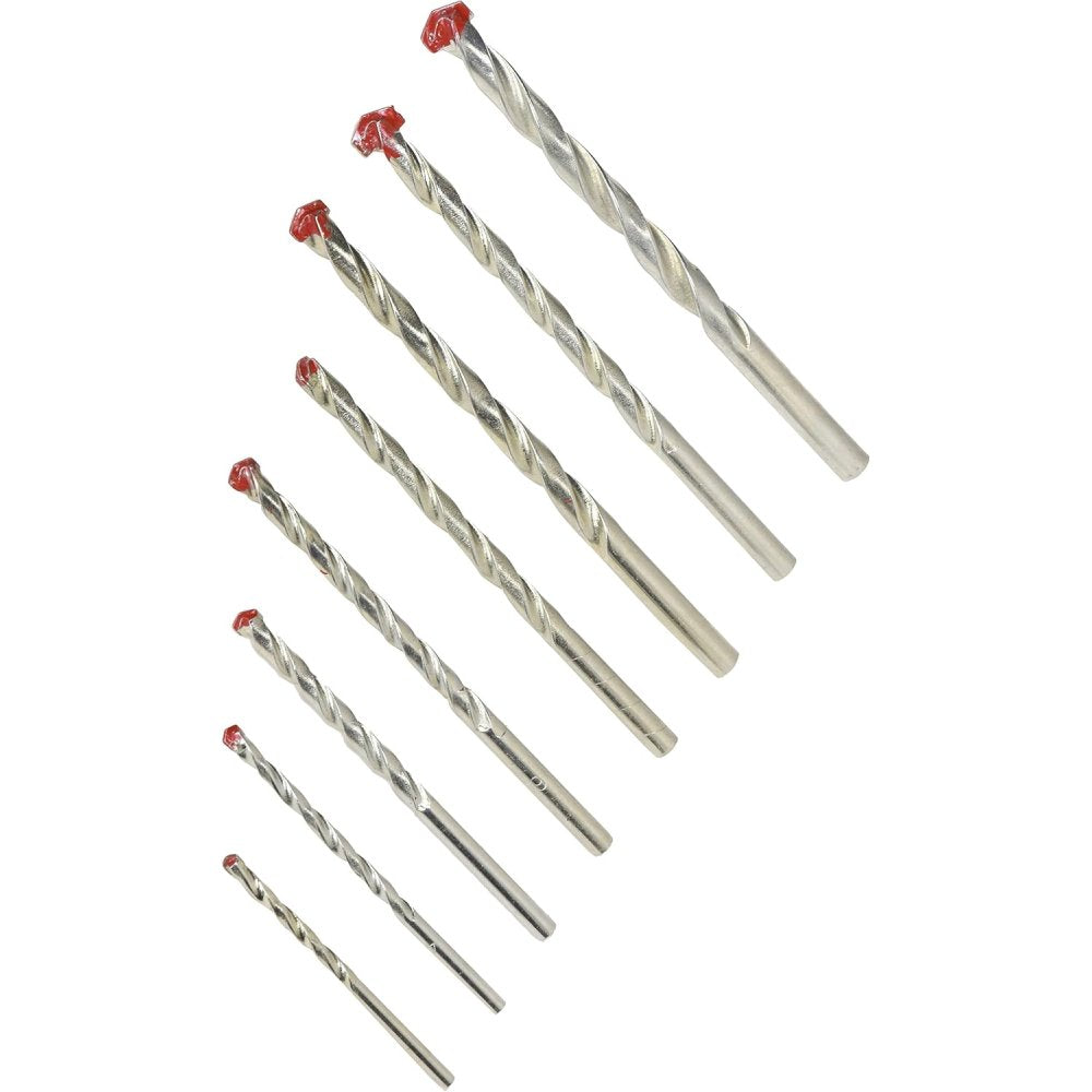 Topex 60h508 punte da muratore, , 3-10 mm, 8 pezzi assortiti