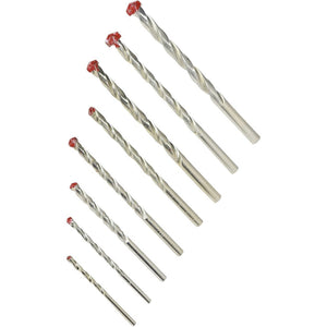 Topex 60h508 punte da muratore, , 3-10 mm, 8 pezzi assortiti