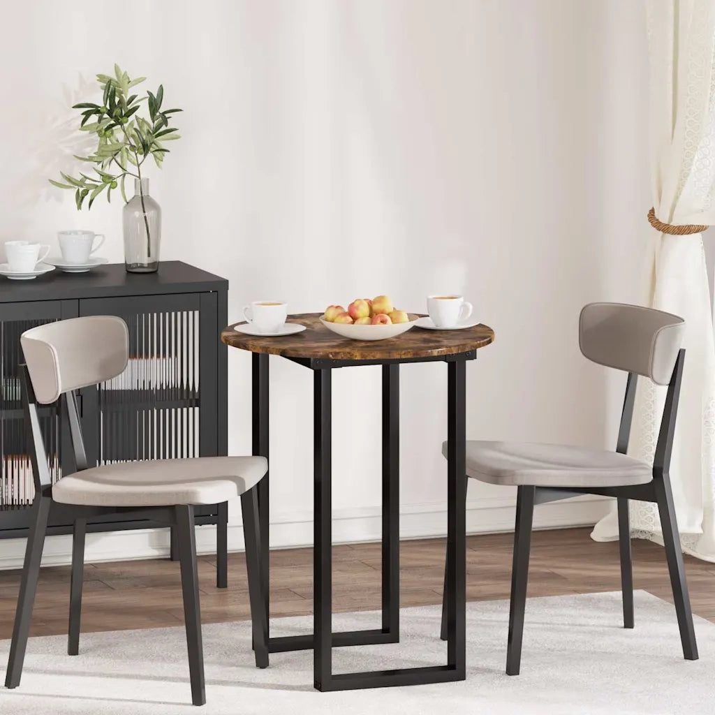 Piano del tavolo Rovere fumo 60 x 60 x 1,5 cm Legno multistrato 880406