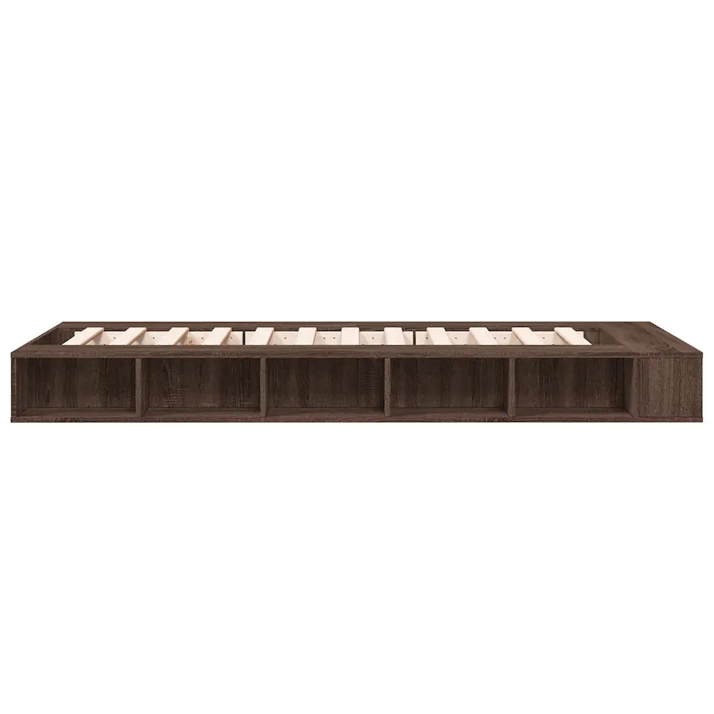 Giroletto-Struttura Letto Rovere Marrone 90x200 cm in Legno Multistrato 731262