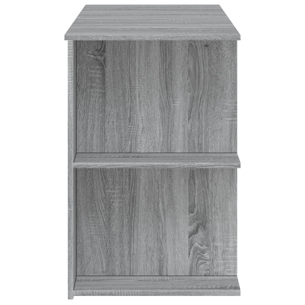 Scrivania Sonoma postazione computer mobile per computer scrivania da studio 140 x 50 x 75 cm legno ingegnerizzato grigio 02_0023955