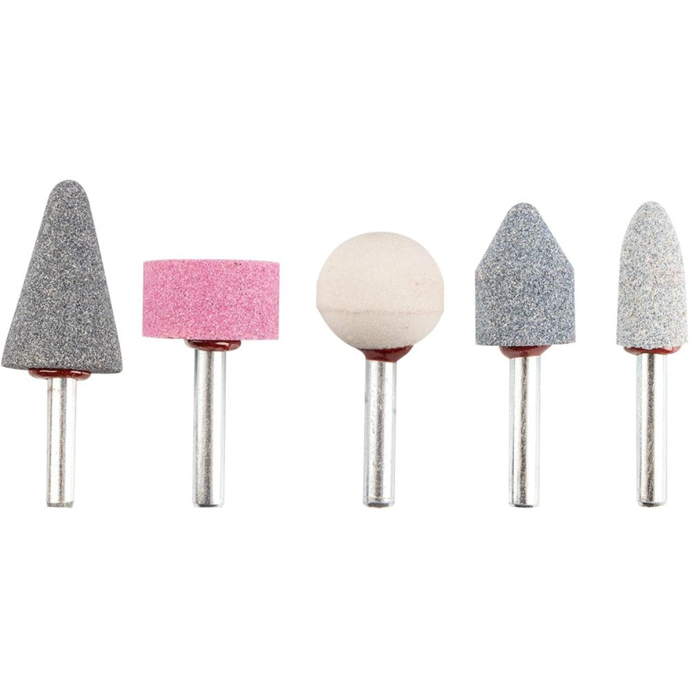Topex 60h005 punte con pietra le levigatrice, 5 pezzi assortit ds
