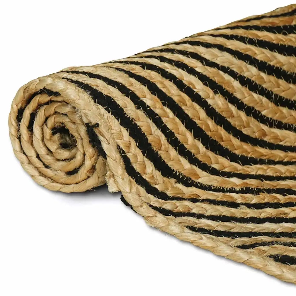 Tappeti per area Nero 160 x 230 cm Juta 42010745