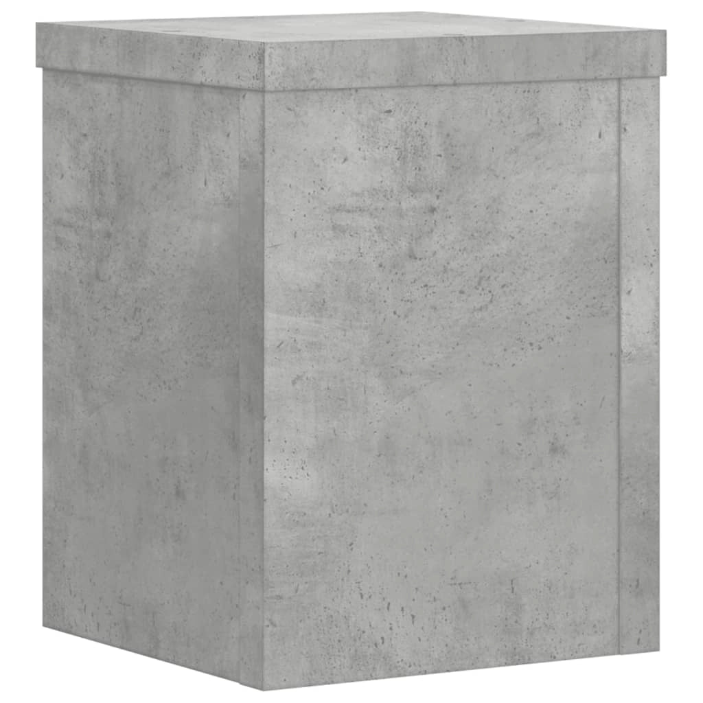 Portavasi mobili per fiori set da 2 legno ingegnerizzato grigio 02_0045332
