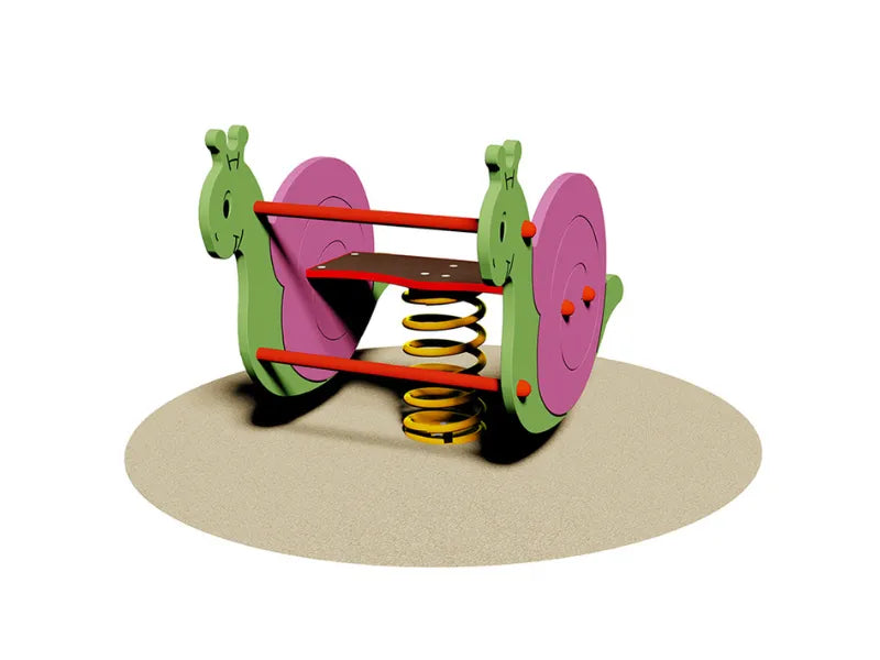 Gioco a molla Primula 812 EN 1176 H45cm 4 posti bambini 3-8 anni parchi e scuole