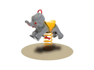 Gioco a molla Elefante Vetroresina 281 EN 1176 H65cm per bambini 3-8 anni