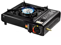 Fornello a Gas da Campeggio Viaggio a Doppio attacco Cartucce di gas Butano o Bombola di gas GPL