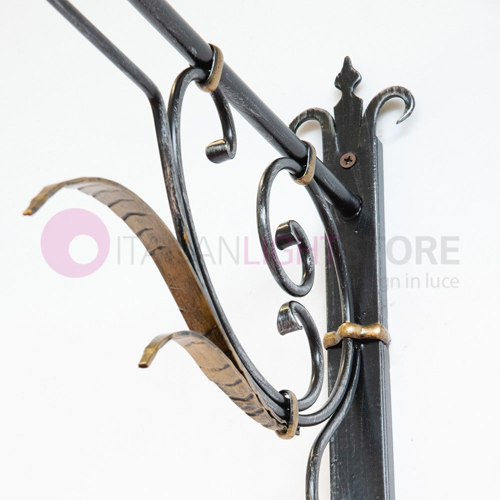 PIATTO Applique Rustico per Esterno Braccio Lavorato sporgente 90 cm