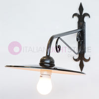 PIATTO Applique Rustico per Esterno Braccio Sporgente L.65 Cm.