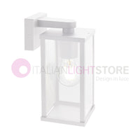 AUREA BIANCO Lampada da Parete per Esterni Design Moderno