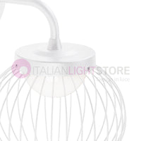 CAGE BIANCO Lampada LED da Parete per Esterno Design Moderno