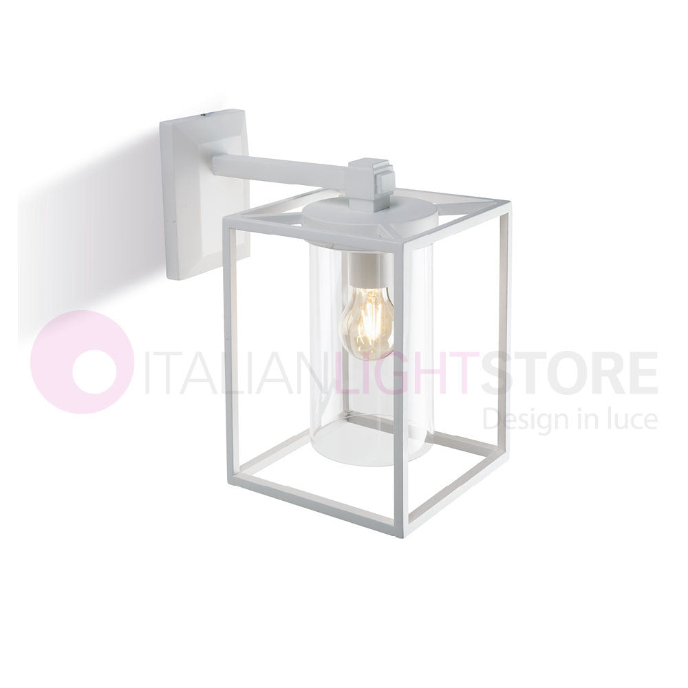 DOMUS BIANCO Lampada da Parete per Esterni Design Vintage
