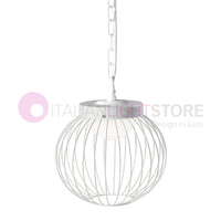 CAGE BIANCO Sospensione LED per Esterno Design Moderno