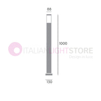 FIDEL Paletto Moderno da Giardino IP65 H.100 Cm