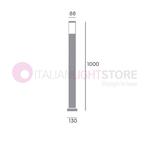 FIDEL Paletto Moderno da Giardino IP65 H.100 Cm