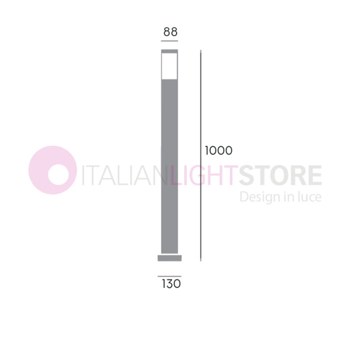 FIDEL Paletto Moderno da Giardino IP65 H.100 Cm