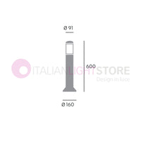 MARINA Paletto Moderno da Giardino IP54 H.60 Cm