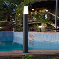 STEM Paletto Moderno da Giardino Grafite H.70 Cm