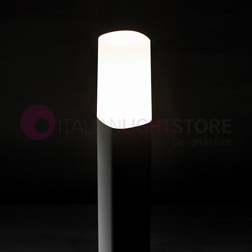 STEM Paletto Moderno da Giardino Grafite H.70 Cm