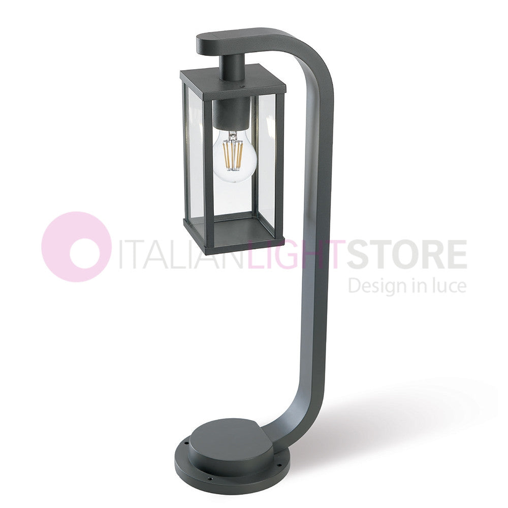 AUREA NERO Paletto da Giardino H.60 Cm Design Moderno