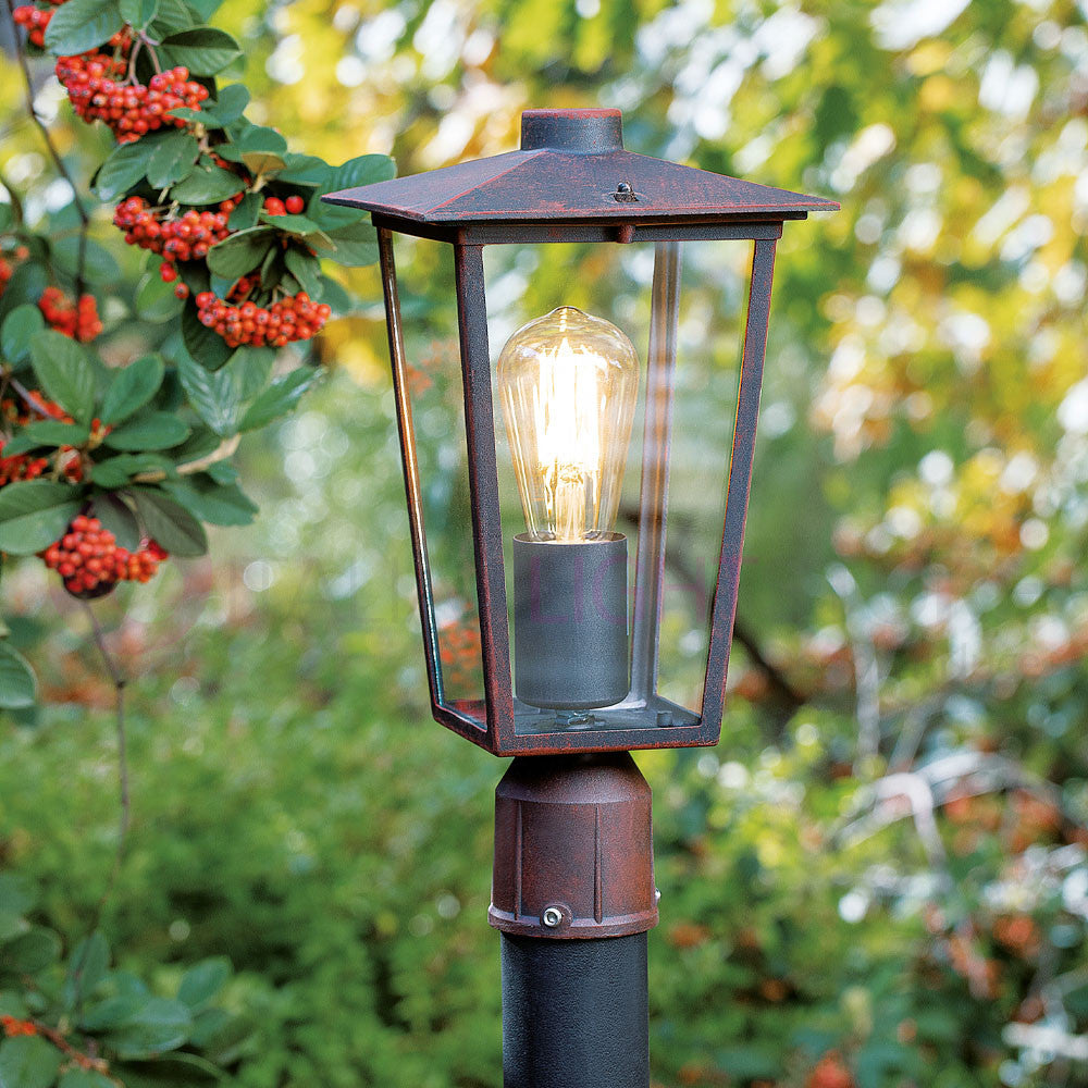 RIBOT RUGGINE Testata per Palo con Innesto d.6 Design Classico