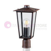 RIBOT RUGGINE Testata per Palo con Innesto d.6 Design Classico