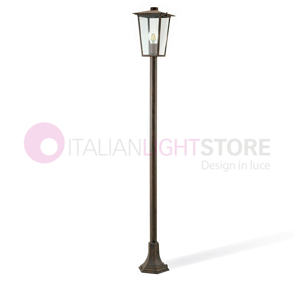 RIBOT RUGGINE Lampioncino H.140 Design Classico