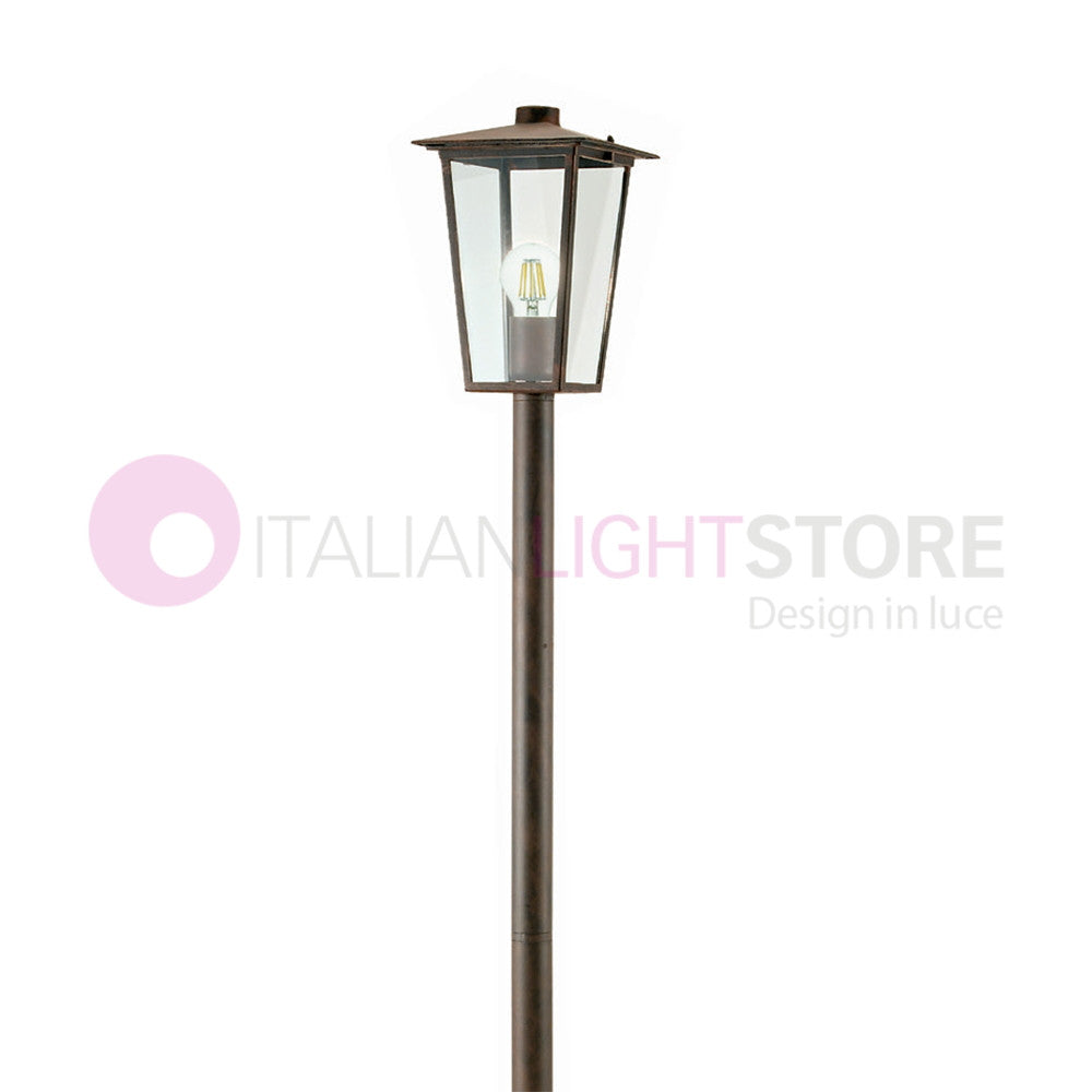RIBOT RUGGINE Lampioncino H.140 Design Classico