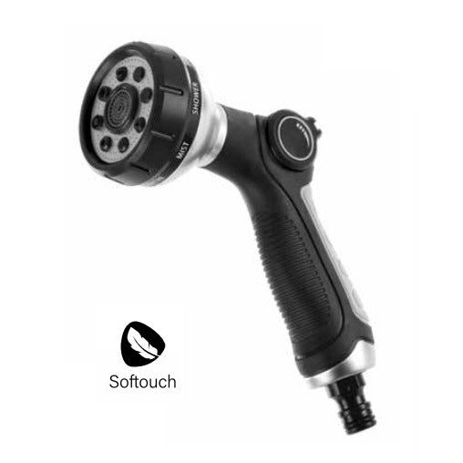 PISTOLA 8 GETTI SOFT TOUCH IN METALLO.