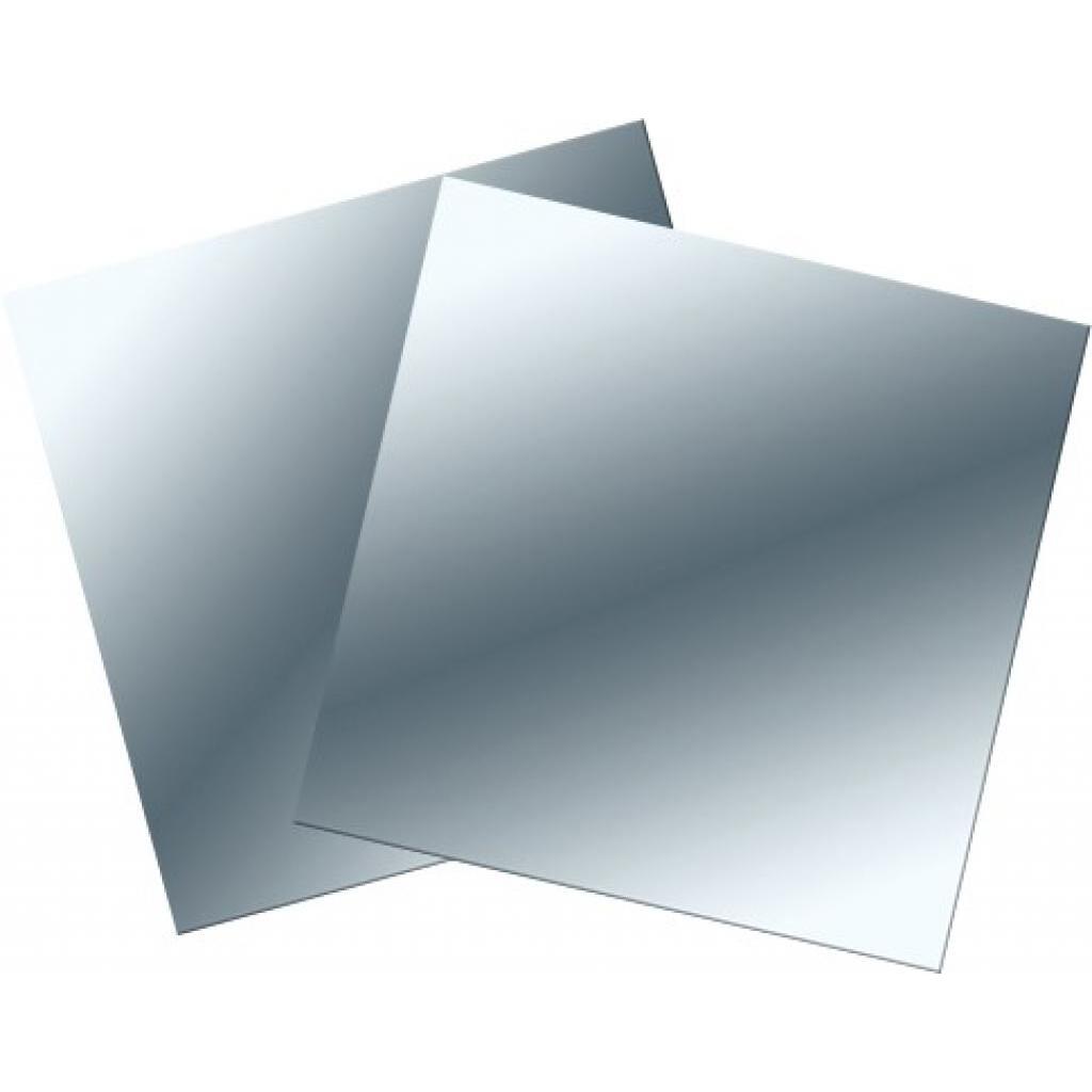 SET 2 SPECCHI A FILO LUCIDO 24X24CM.