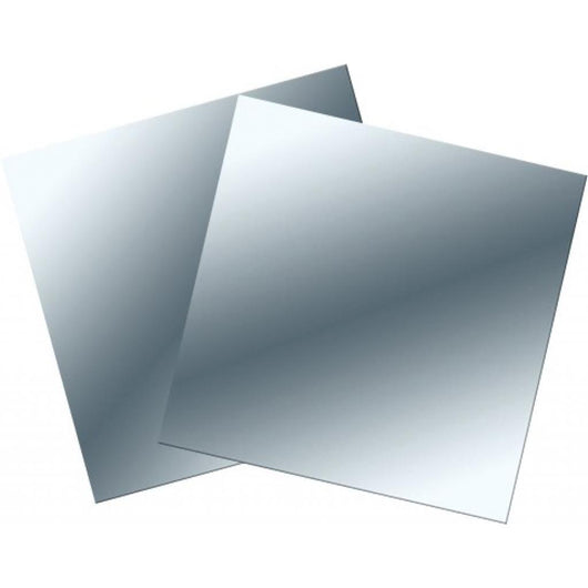 SET 2 SPECCHI A FILO LUCIDO 24X24CM.