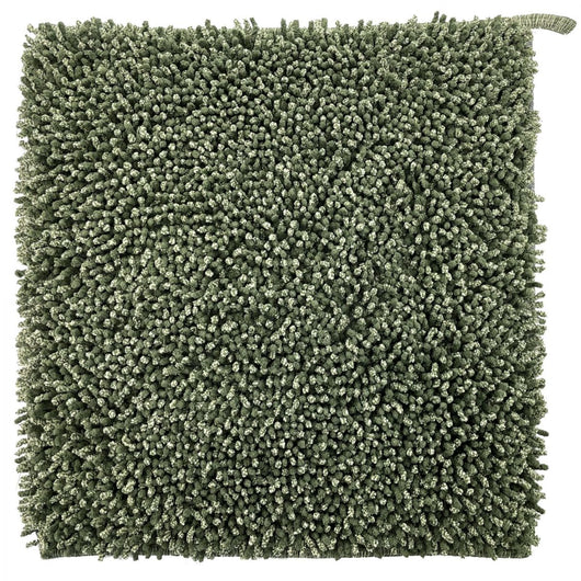 TAPPETO CHANTAL 56X56CM OLIVA IN COTONE