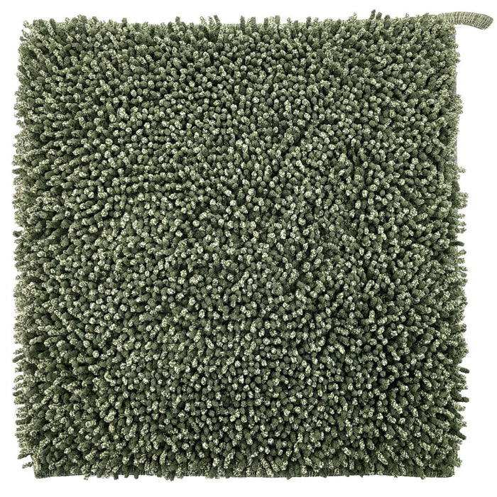 TAPPETO CHANTAL 56X56CM OLIVA IN COTONE