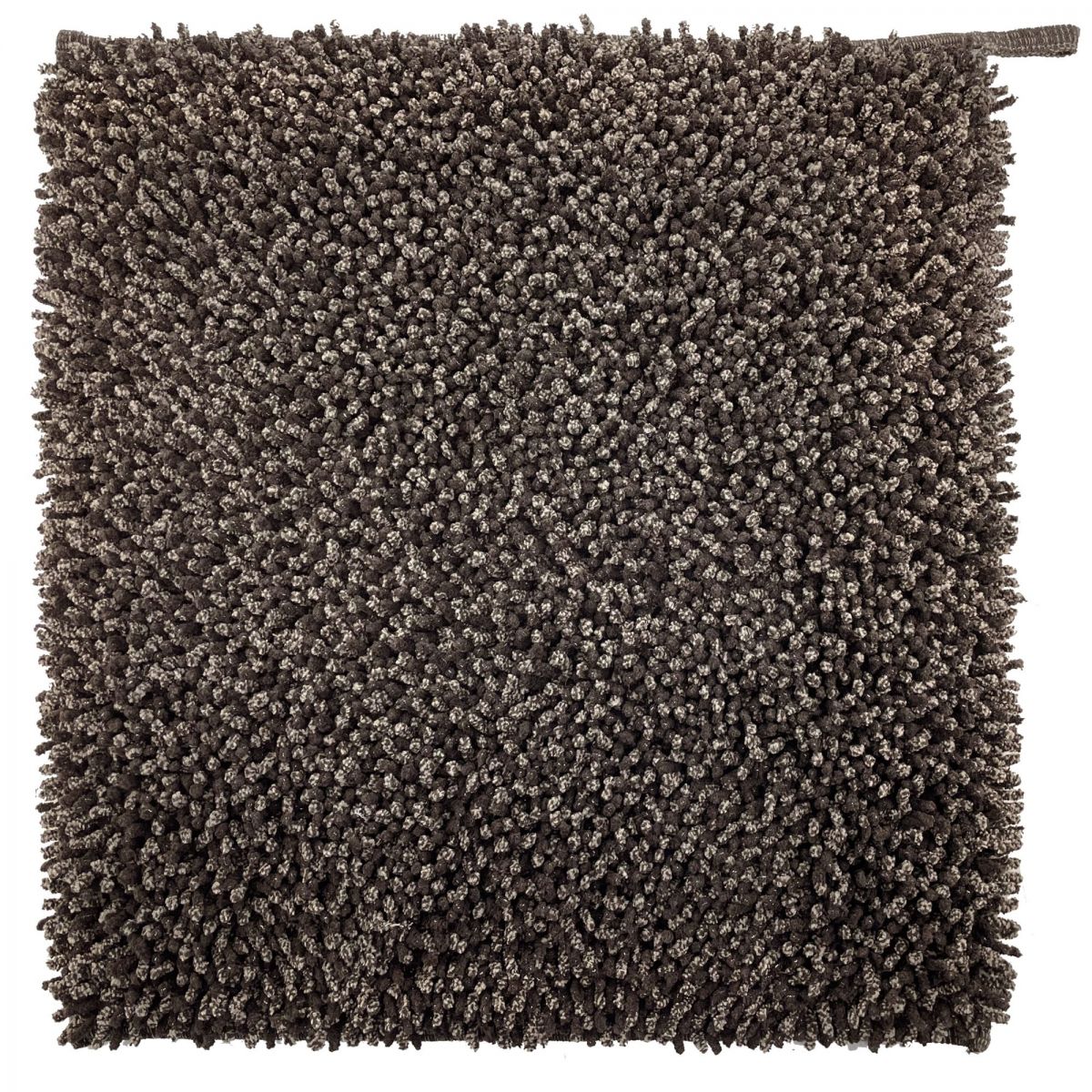 TAPPETO CHANTAL 56X56CM CIOCCOLATO IN COTONE