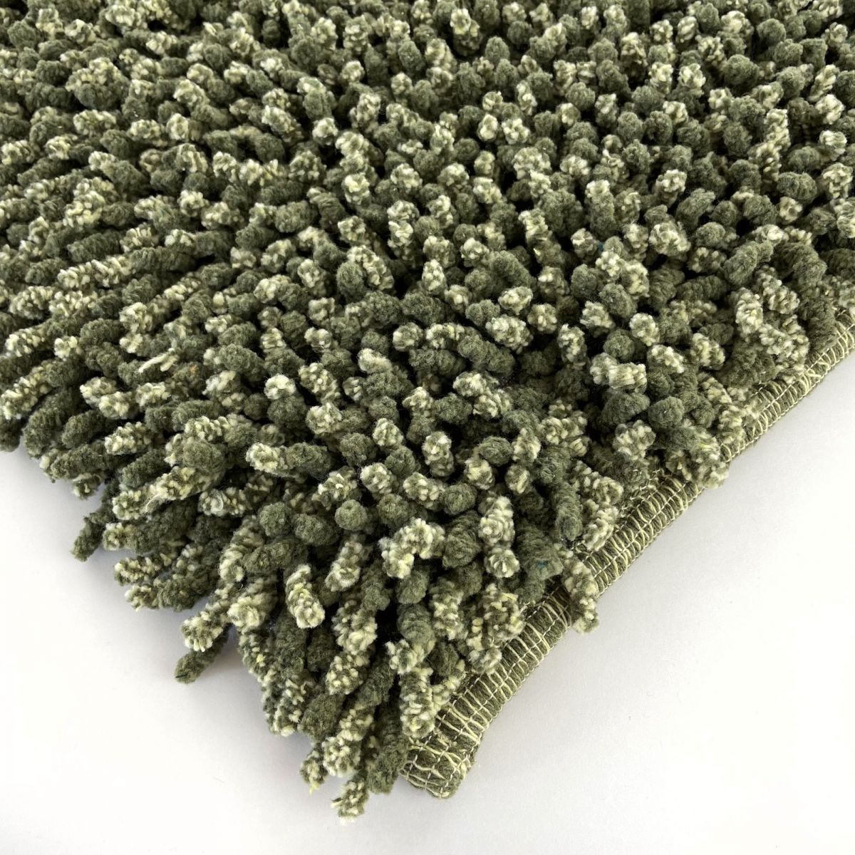 TAPPETO CHANTAL 56X56CM OLIVA IN COTONE